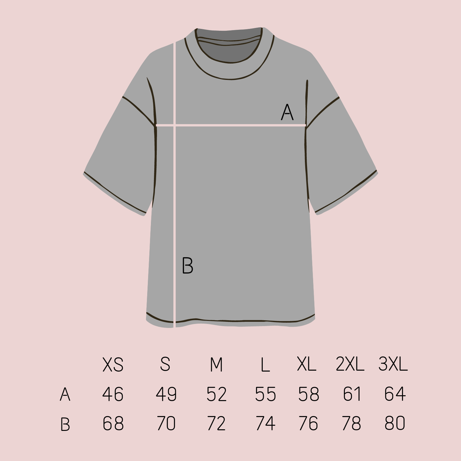 Unisex Organic Cotton T-shirt with Illustration - Abstract