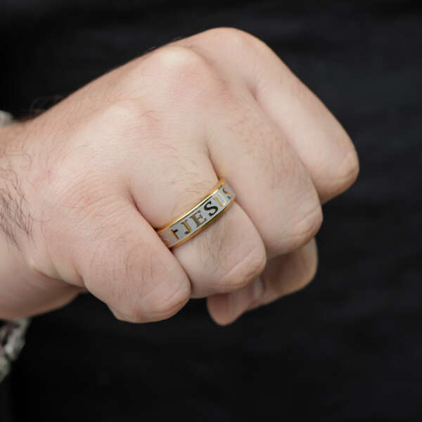 Ring with jesus' name - Divinus - AI WEB SHOP