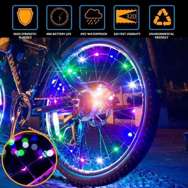 Led bike wheel lights - Koshing - AI WEB SHOP