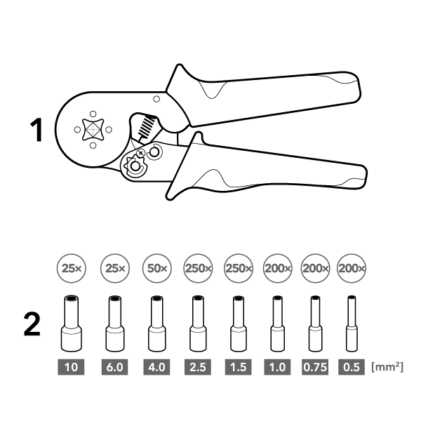 Crimping pliers - Borero - AI WEB SHOP