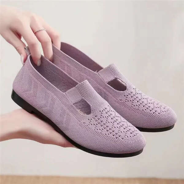 Lightweight knitted ballet flats - Arabella - AI WEB SHOP