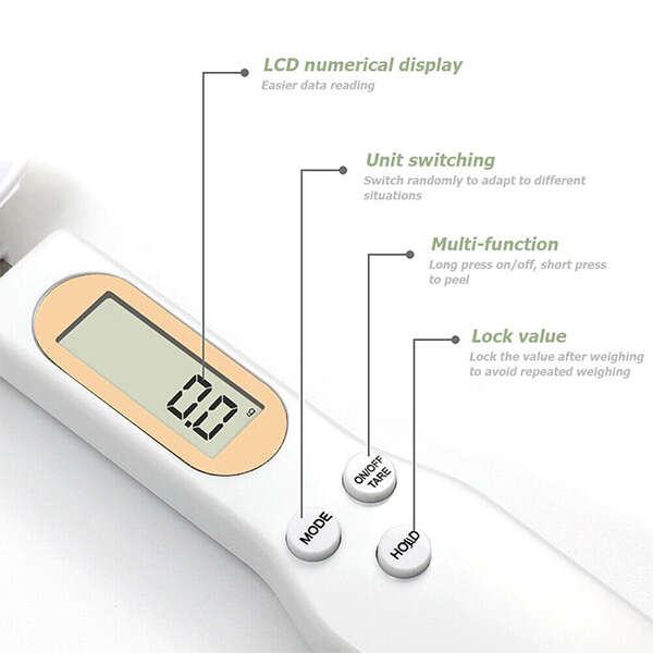 Spoon with a built-in scale - Scoopey - AI WEB SHOP