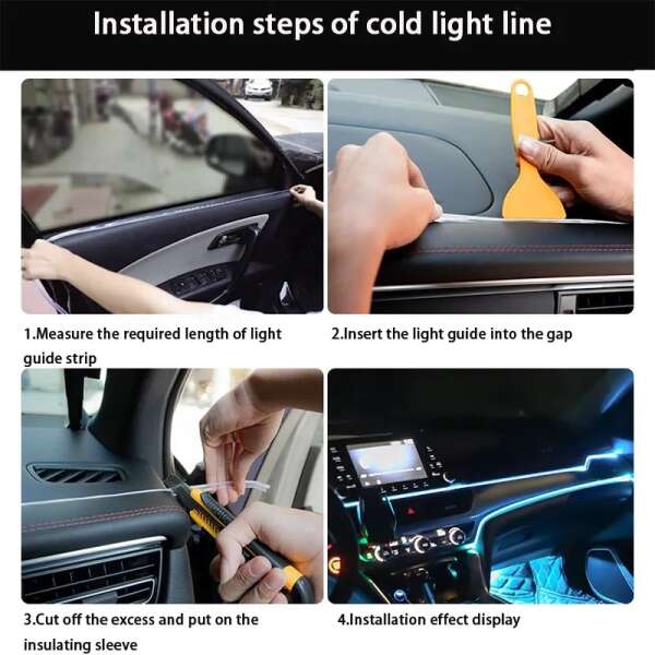 Led glowing strip for car - Lumicar - AI WEB SHOP