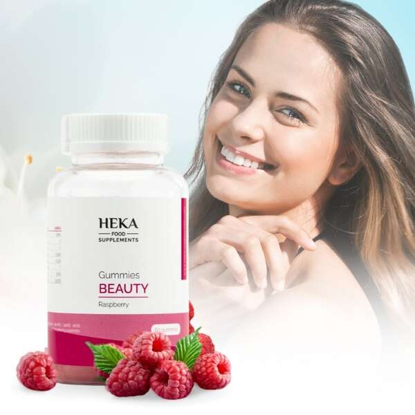 60 nutritious gummies - Beauty gummies raspberry - AI WEB SHOP