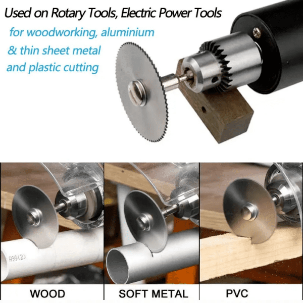 Set of 5 mini circular saw blades - Miniark - AI WEB SHOP