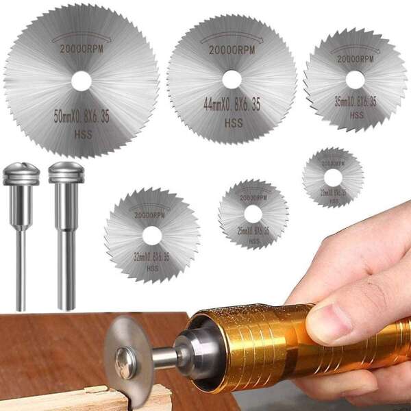 Set of 5 mini circular saw blades - Miniark - AI WEB SHOP