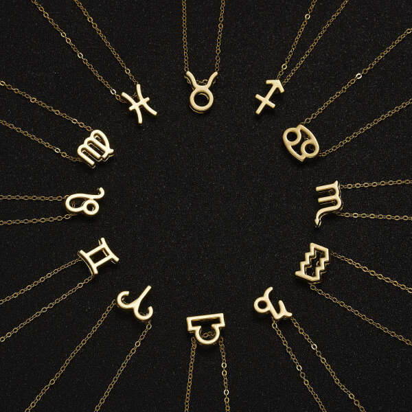 Set of 3 zodiac necklaces - Astrea - AI WEB SHOP