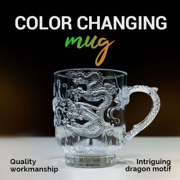 3d led dragon mug - NightDragon - AI WEB SHOP