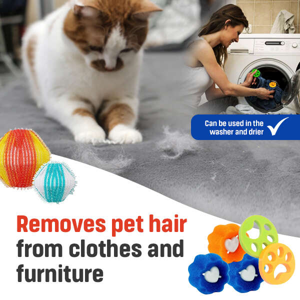 Set of 4 pet hair removers - Furgetty - AI WEB SHOP