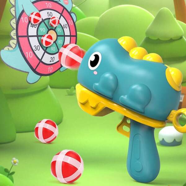 Fun dinosaur with balls and dart board - Dartodino - AI WEB SHOP