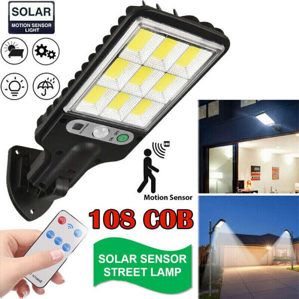 Solar led lamp with motion sensor - Sunlert - AI WEB SHOP