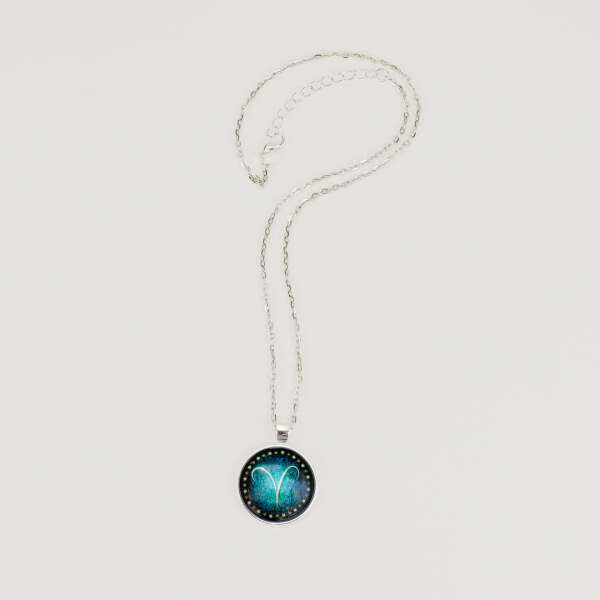 Necklace with zodiac sign pendant - Astorya - AI WEB SHOP