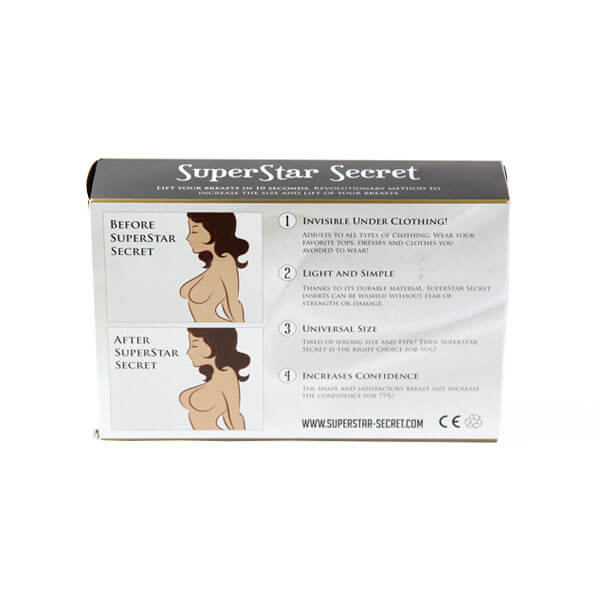 Breast augmentation and lifting inserts - SuperStar Secret - AI WEB SHOP