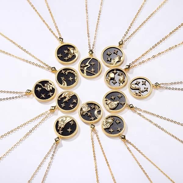 Unique zodiac necklace - Goldosa - AI WEB SHOP