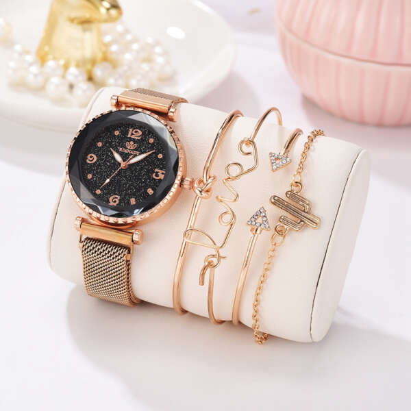 Luxury set of bracelets and watches - Heily - AI WEB SHOP