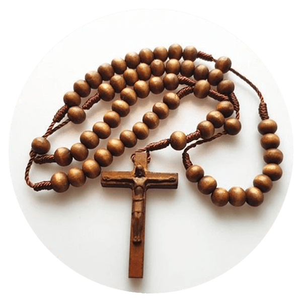 Unique wooden rosary - Sacria - AI WEB SHOP