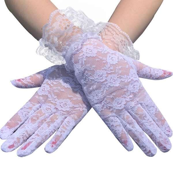 Women's lace gloves - Meryl - AI WEB SHOP