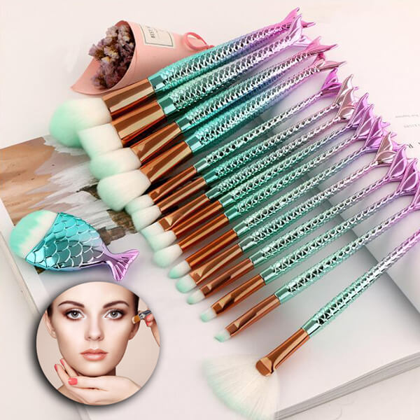 Make-up brushes set - MermaidS - AI WEB SHOP