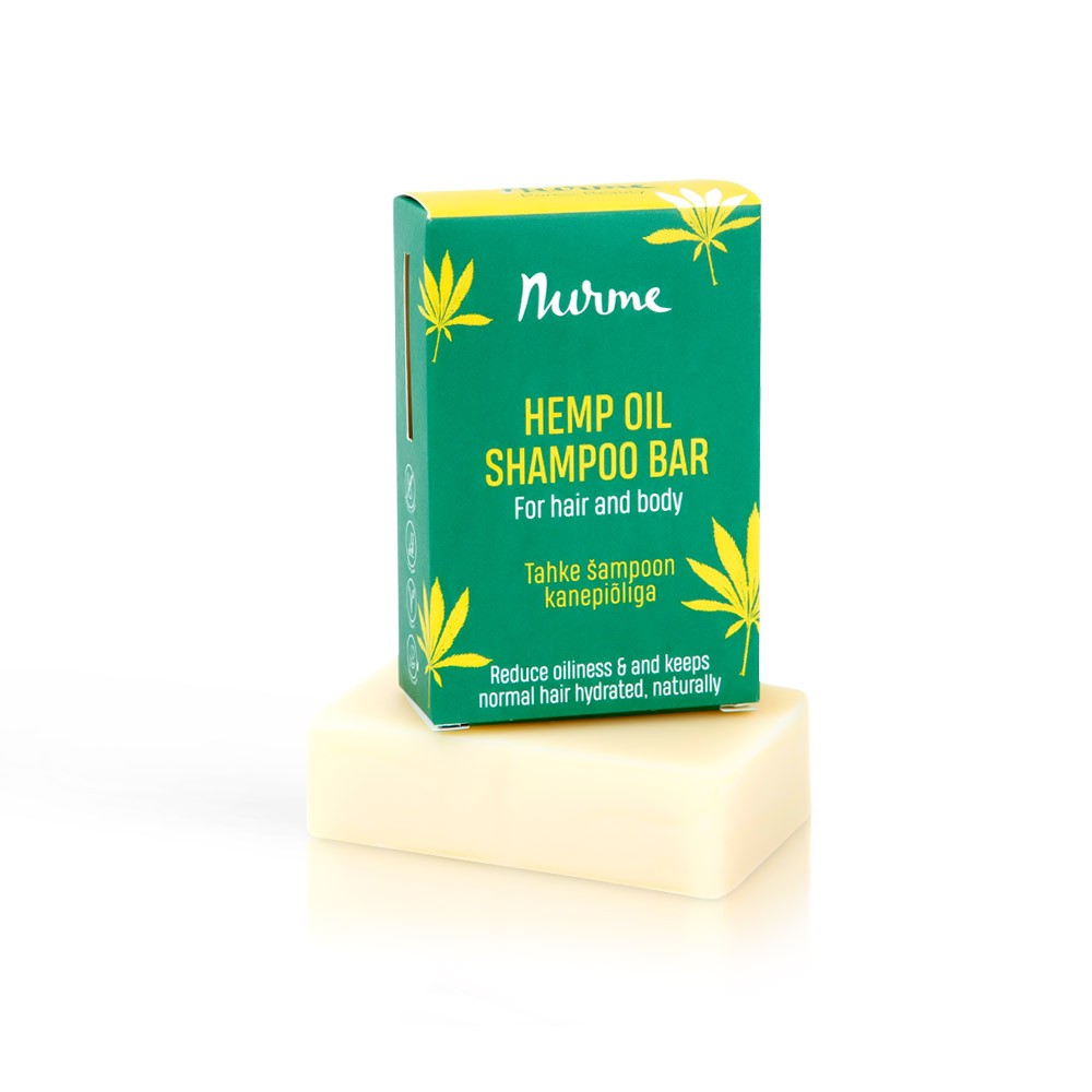 Hemp Oil Shampoo Bar – Normal & Oily Hair, 100g 