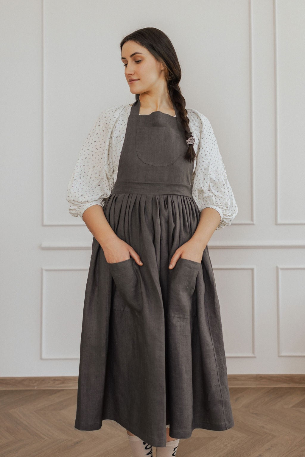 Linen Retro Apron